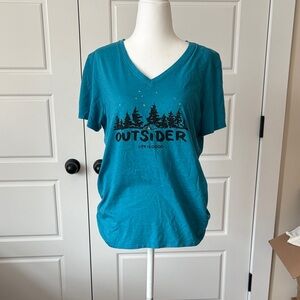 Life Is Good Teal Cool Tee